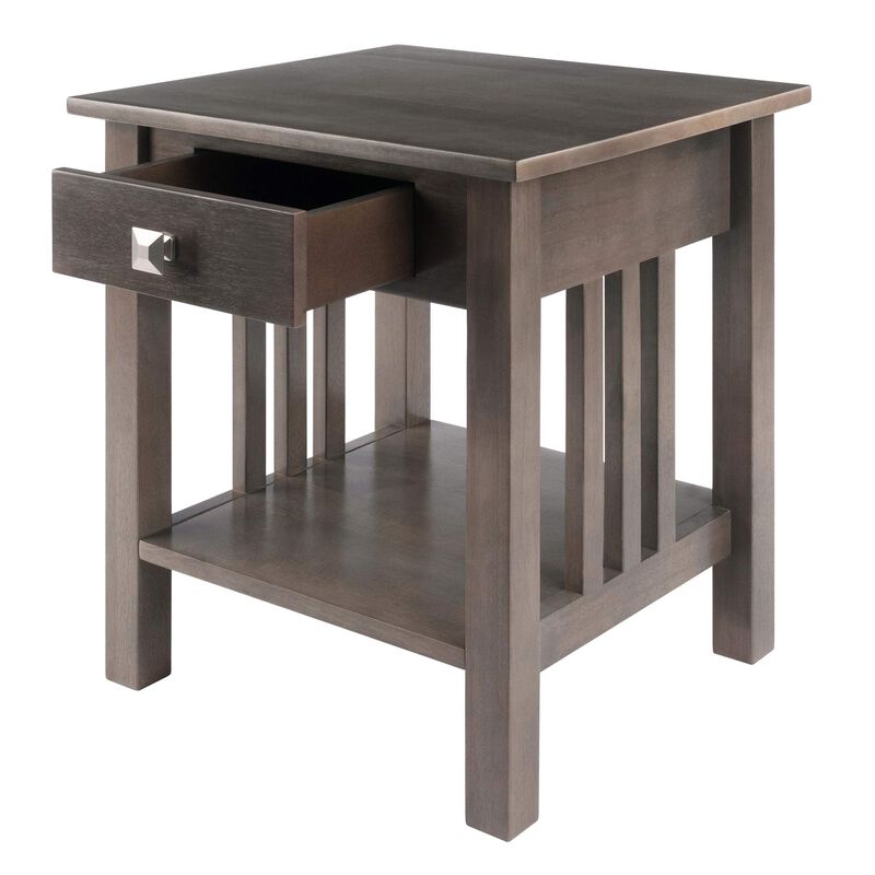 Casafoyer Stafford Accent Table, Oyster Gray image number 2