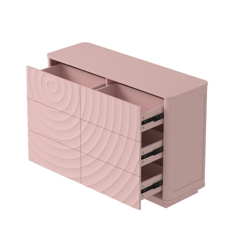 Vudnox 6 Drawer Dresser image number 4