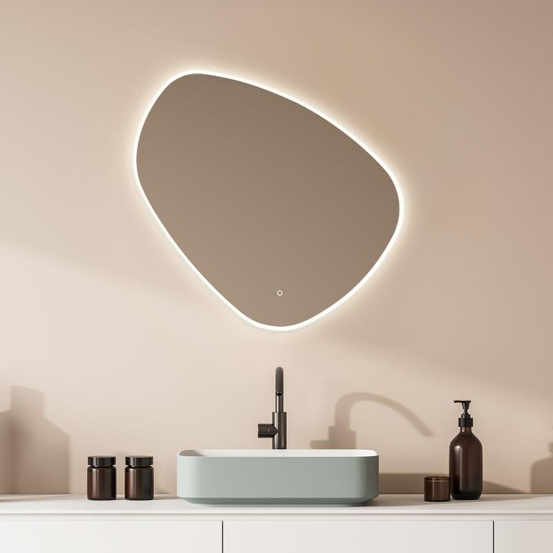 Altair Rasso Novelty 39 Frameless Modern Bathroom/Vanity LED Lighted Wall Mirror