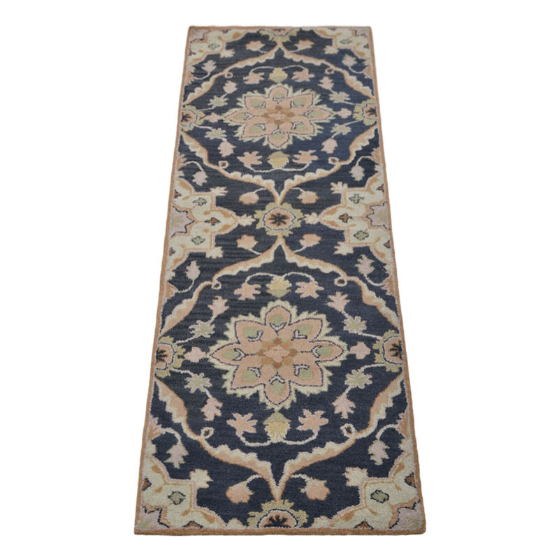 RUGSOTIC CARPETS HAND TUFTED WOOL ECO-FRIENDLY AREA RUGS  - Runner Shape, Size, Classic Oriental Traditional  Design, High Pile Thick Handmade Anti Skid Area Rugs (K00687) image number 2