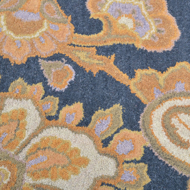 RUGSOTIC CARPETS HAND TUFTED WOOL ECO-FRIENDLY AREA RUGS  - Rectangle Shape, Size, Floral Modern Design, High Pile  Handmade Anti Skid Area Rugs for Living Room, Bed Room (K00151) image number 5