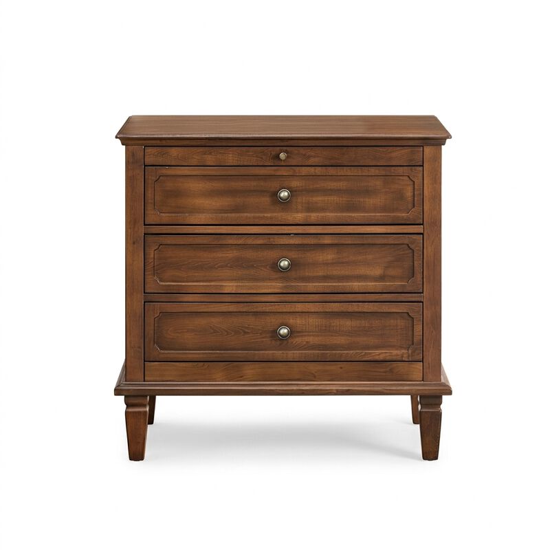 Jibber Farmhouse 3 Drawer Nightstand image number 0