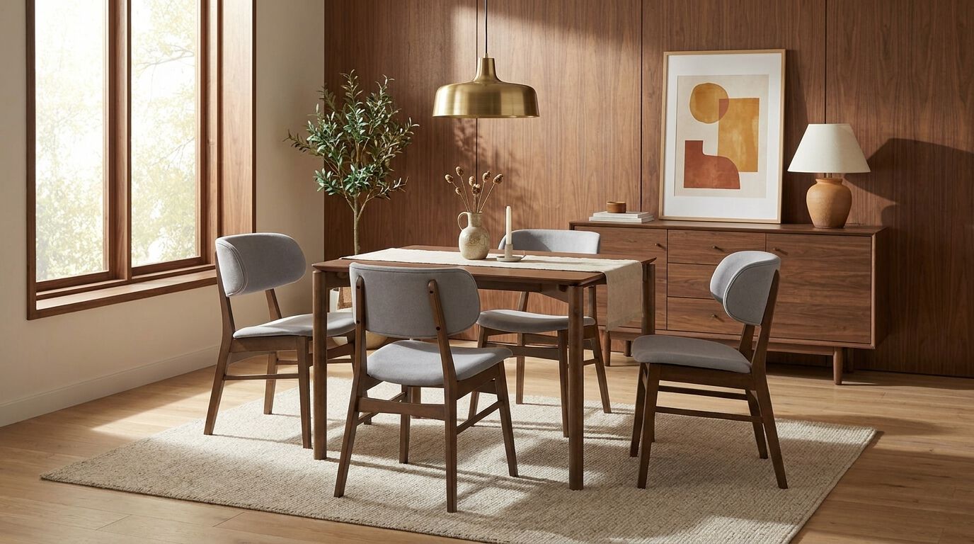 Valencia 5-Piece Square Dining Set | Mathis Home