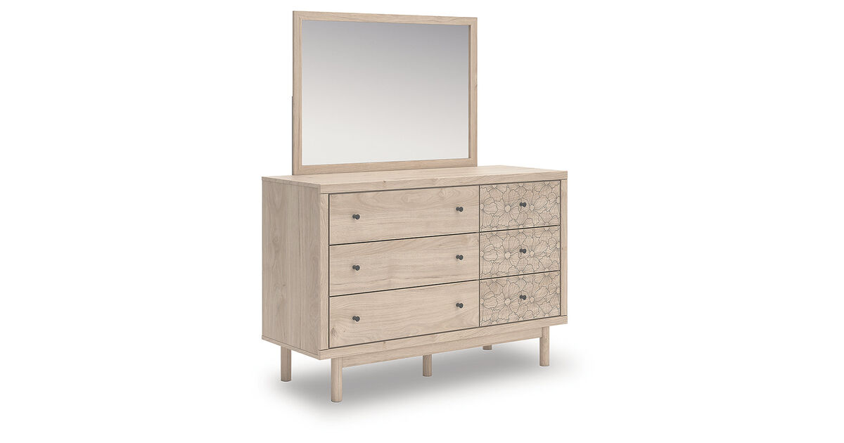 Shapella Dresser and Mirror