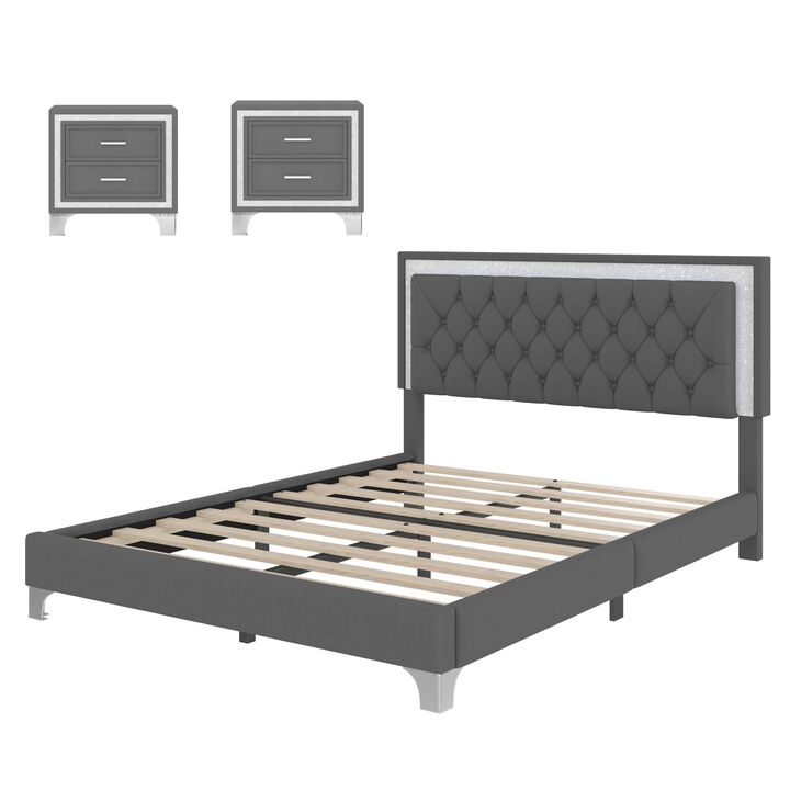Nuxpin 3-Pieces Bedroom Sets