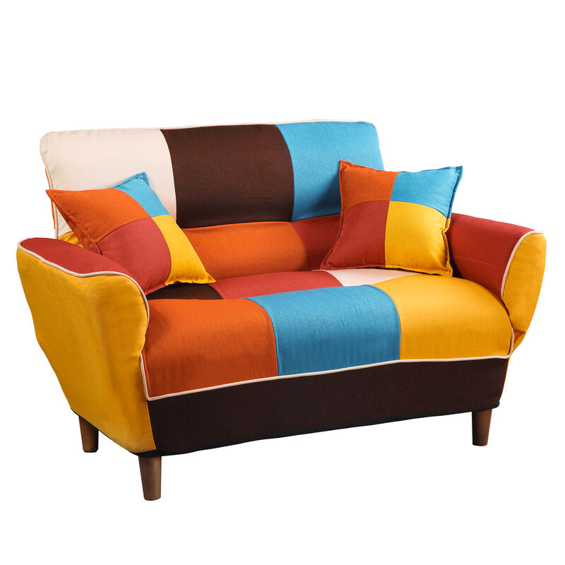 Contemporary Small Space Colorful Sleeper Sofa
