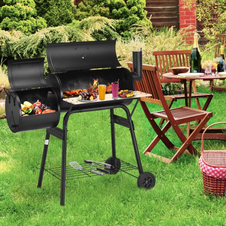 Hivvago Outdoor BBQ Grill Barbecue Pit Patio Cooker