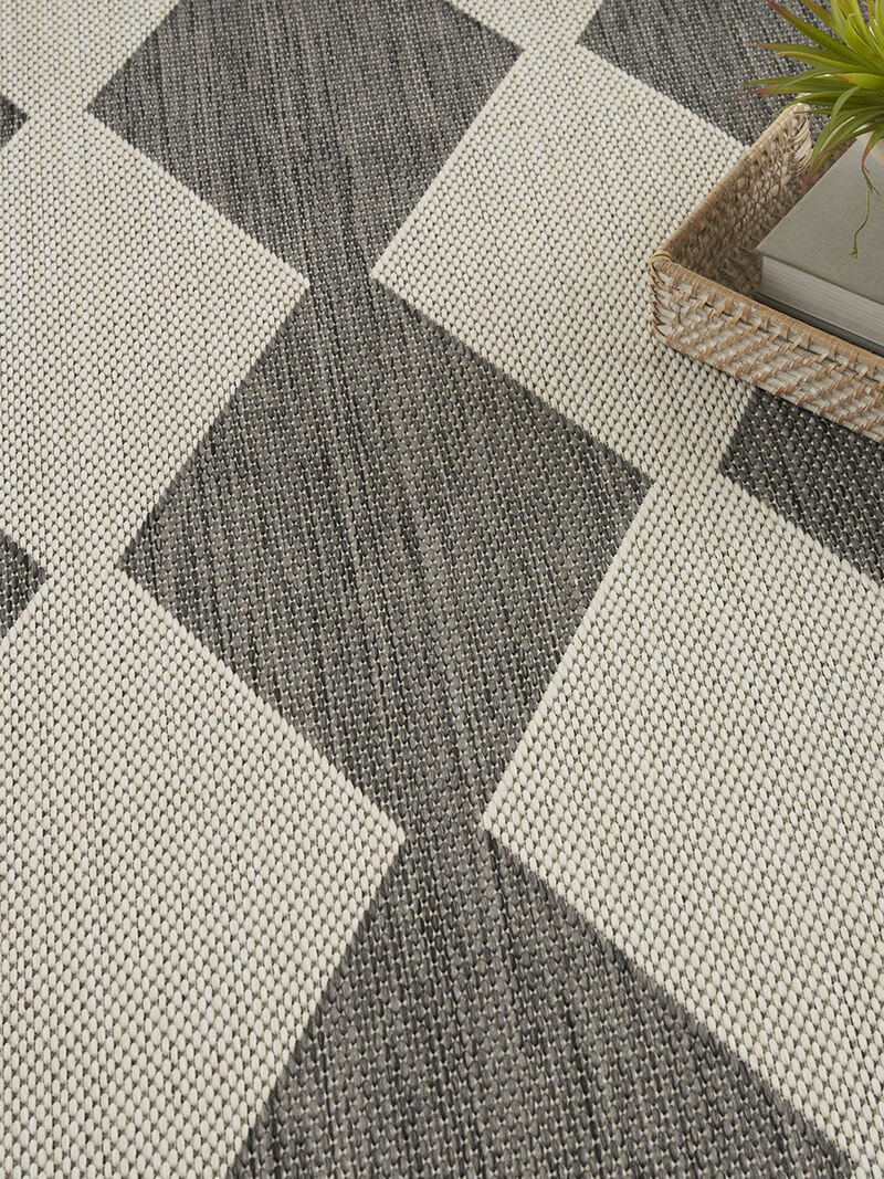 Positano POS04 Charcoal 6' x 9' Rug