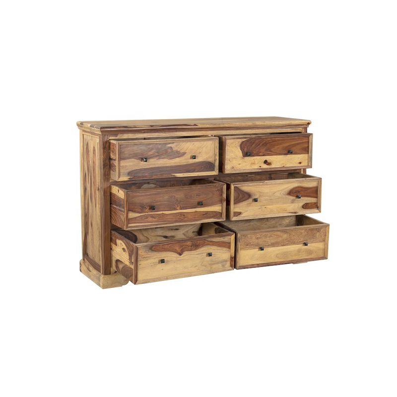 Porter Designs Taos Solid Sheesham Wood Dresser, Natural image number 2