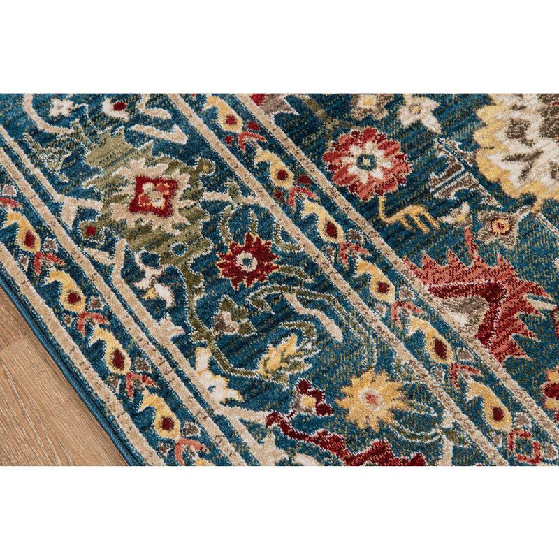 Momeni Traditional Rectangle Area Rug, Blue, 5' X 7'5