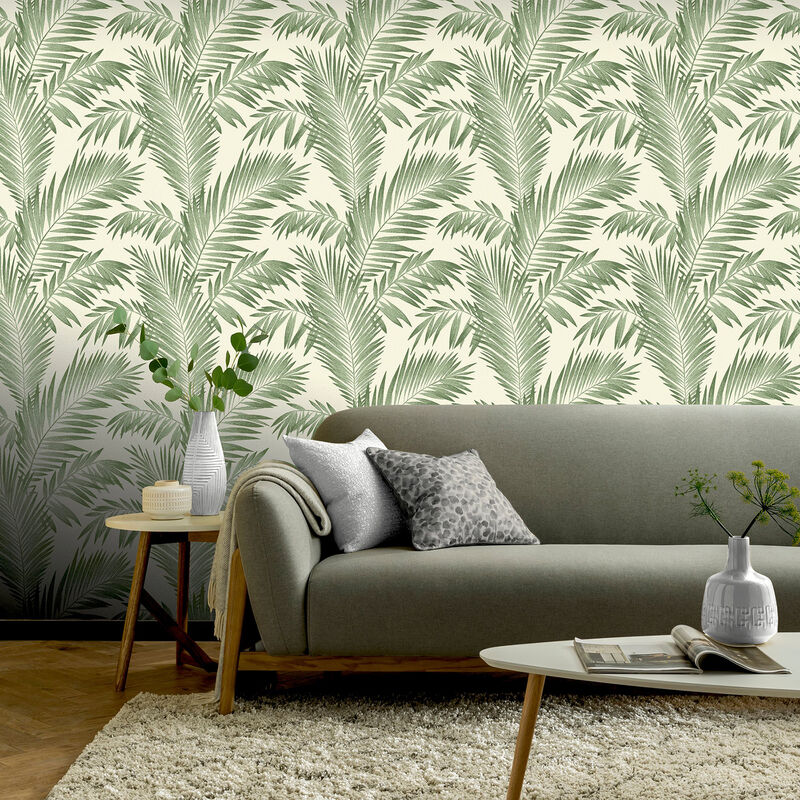 Cecil Green Tropical Wallpaper image number 3