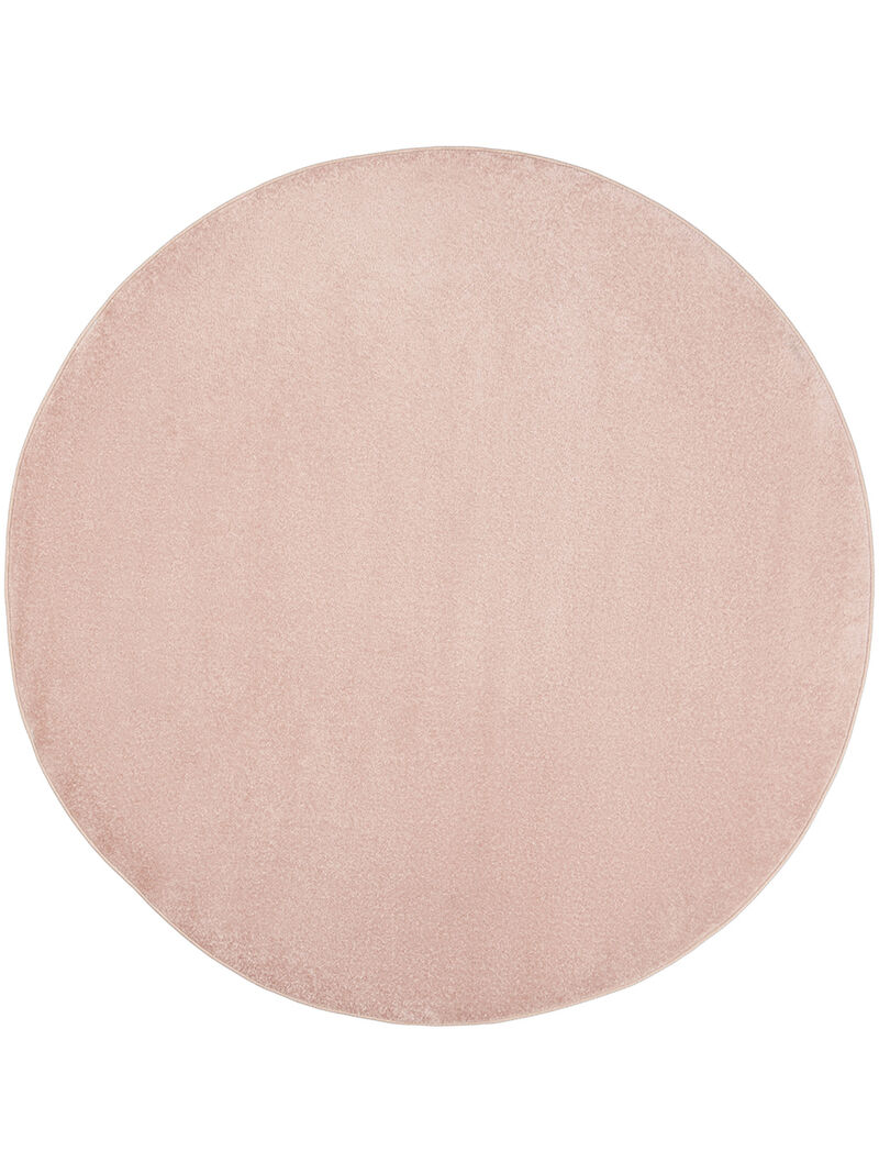 Nourison Essentials NRE01 Pink 6' x Round Rug image number 0
