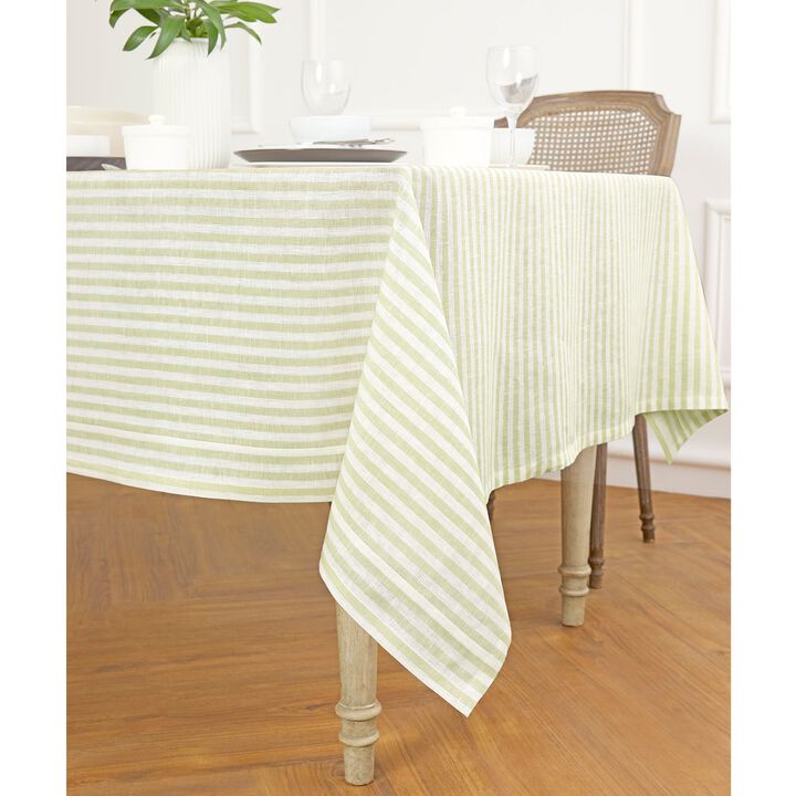 Linen Tablecloth - Amalfi Stripe