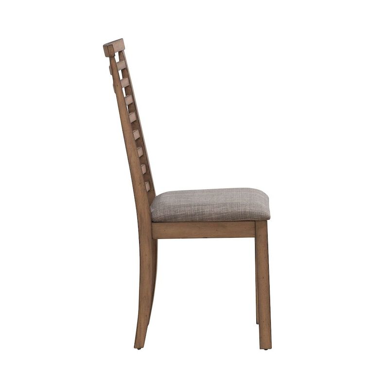 Liberty Furniture 3 Pc Drop Leaf Table Dining Room Set with 2 Ladder Back Side Chairs - Sandstone image number 5
