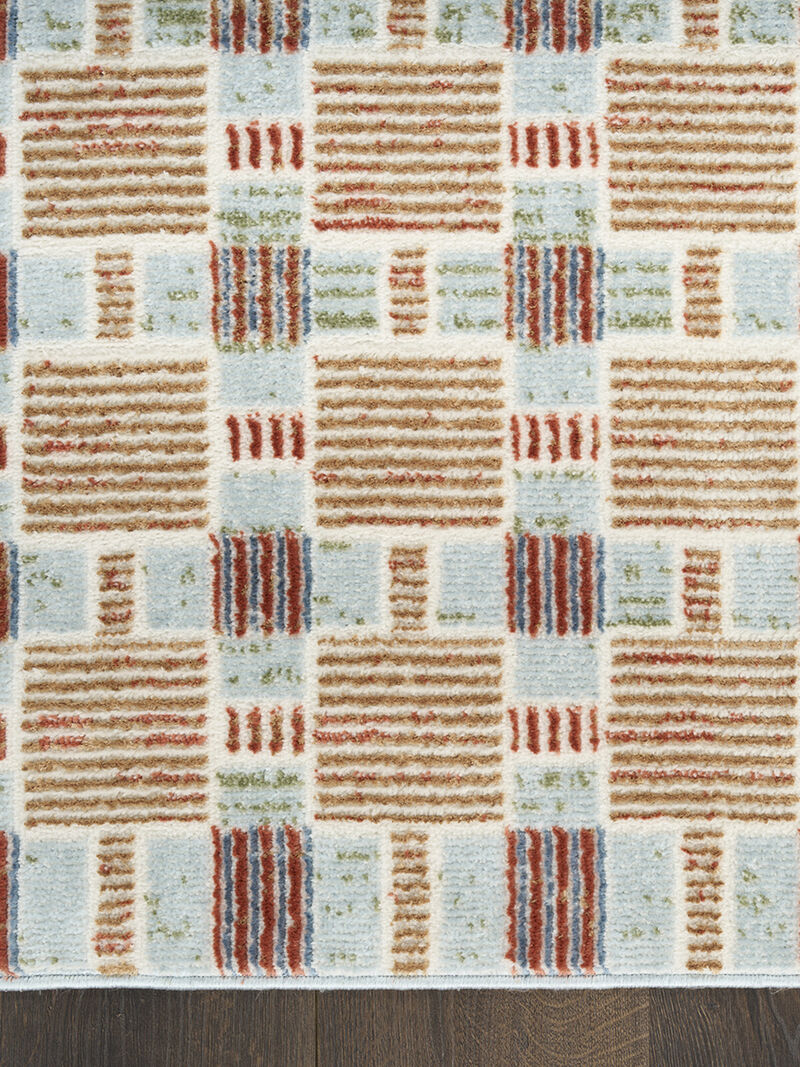 Nordic NRC14 Rust/Multicolor 4' x 6' Rug