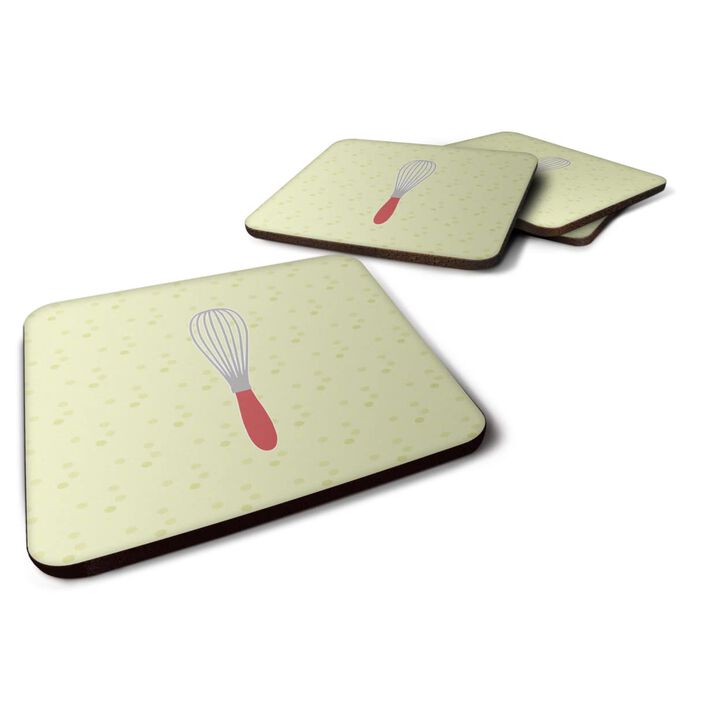 Caroline's Treasures Wisk on Green Decorative coasters, 3.5, Multicolor