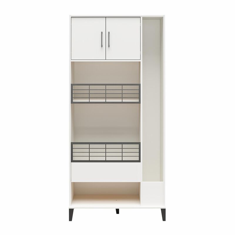 Systembuild Evolution Flex Sports Storage Cabinet, White image number 1