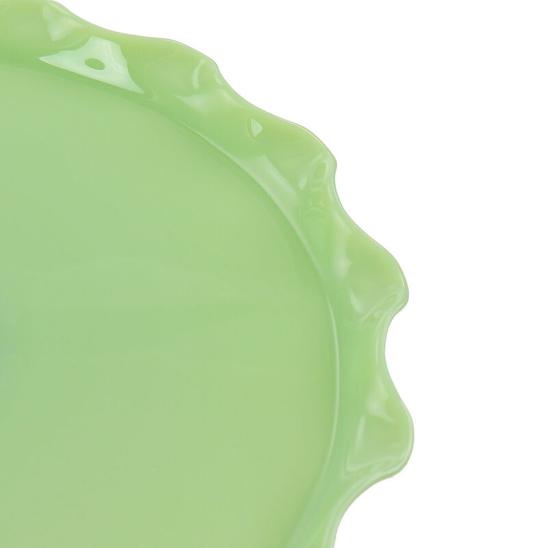 Martha Stewart Jadeite Glass Cake Stand