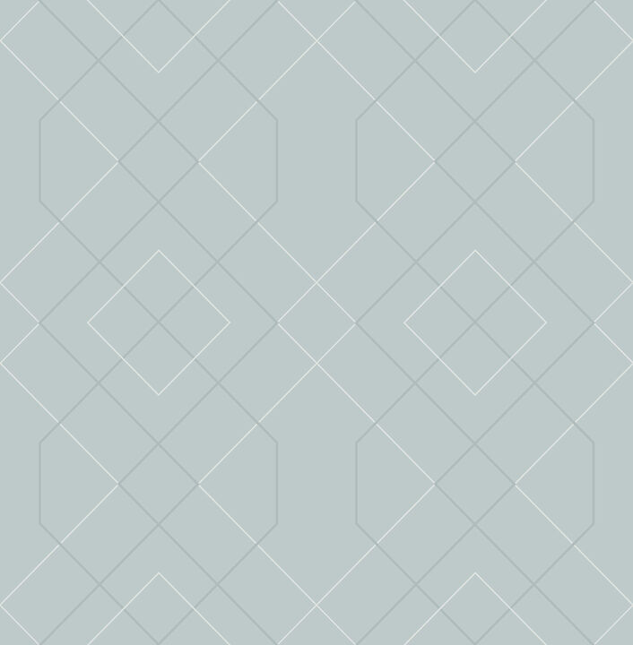 Ballard Light Blue Geometric Wallpaper