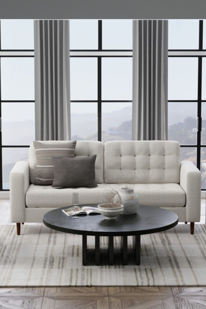 Richmond 39R3F Gray/White 9' x 12' Rug image number 1