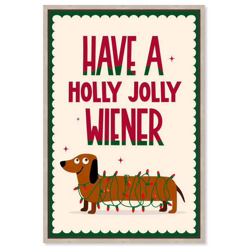 Have a Holly Jolly Animals Canvas Print by Art Remedy image number 0