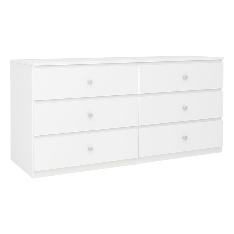 6-Drawer 47 in. Wide Chest of Drawers