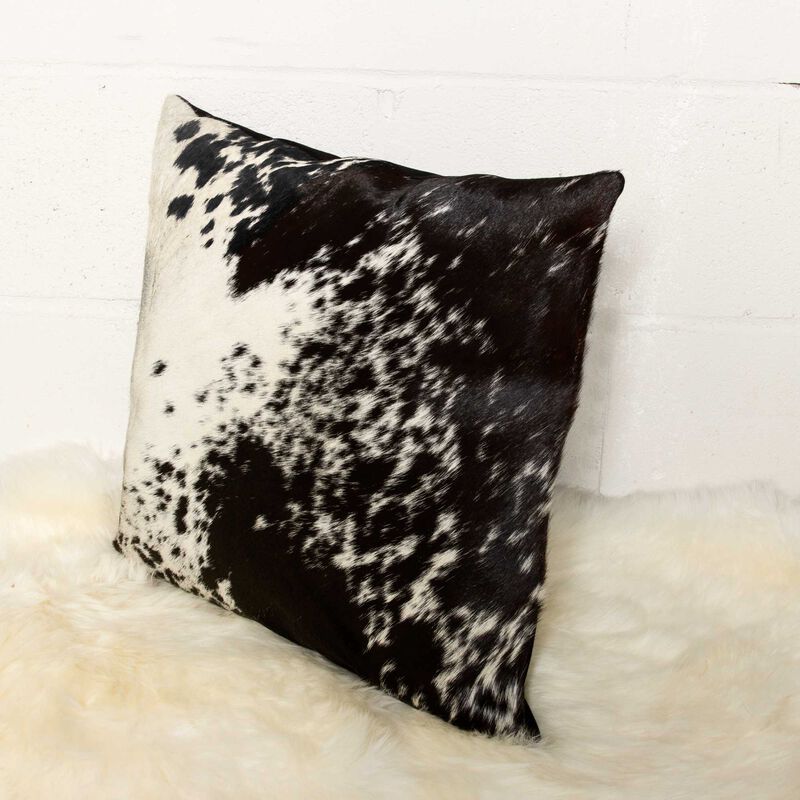 Unique Cowhide Cushion Cover for Stylish Living Room or Bedroom