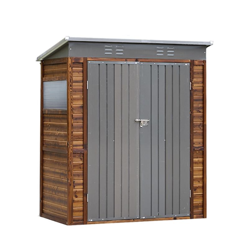 Mondawe 3x5FT Outdoor Cedarwood Storage Shed,Ventilation & Drainage Multifunctional Tool Shed image number 0
