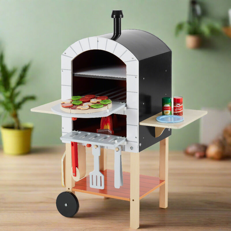 My Little Helper Pizza Oven & Accessories, Gray/Natural image number 1
