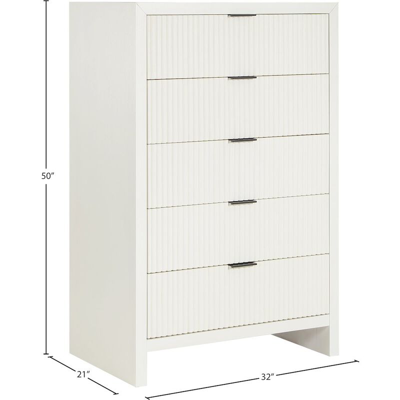 Meridian Furniture Fairfax Cream Chest