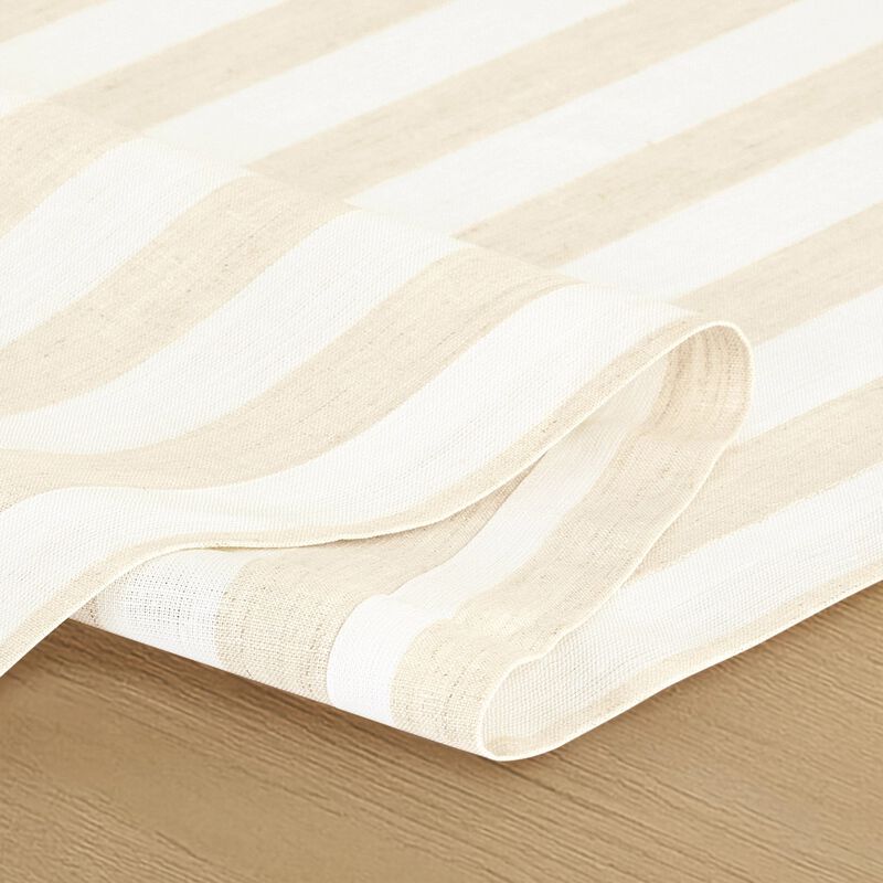 Solino Home Sorrento Stripe Linen Table Runner image number 3