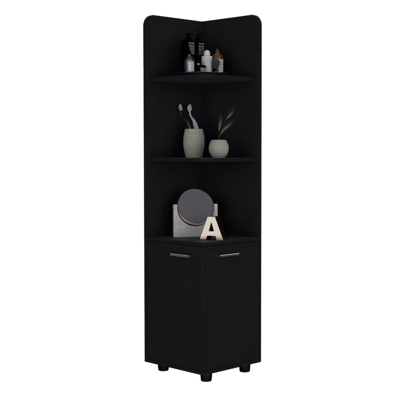 Freestanding Cabinet Kairatu , Bathroom, Black