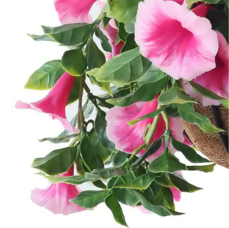 Artificial Petunia Hanging Basket UV Resistant (Outdoor Proof) image number 2