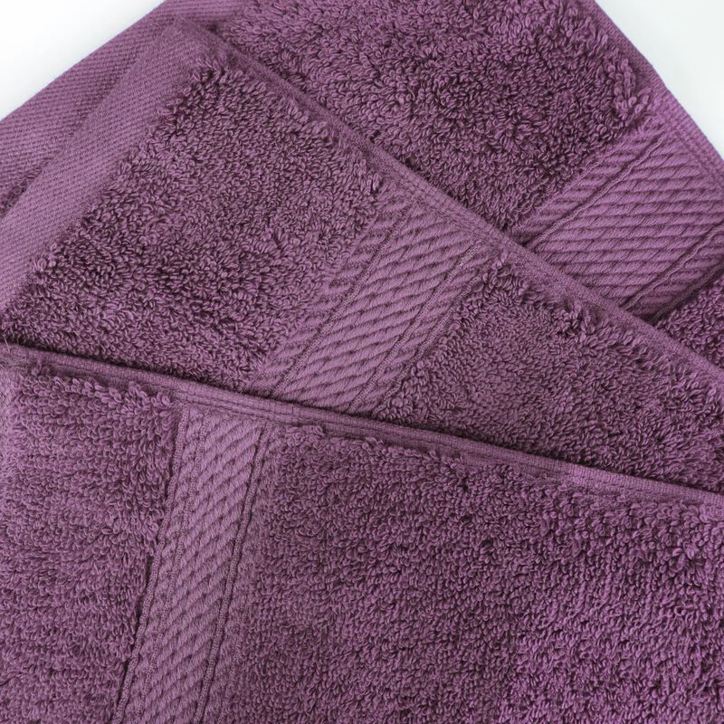 Egyptian Cotton Plush Bath Sheet Set of 2, Soft Absorbent Towels image number 2