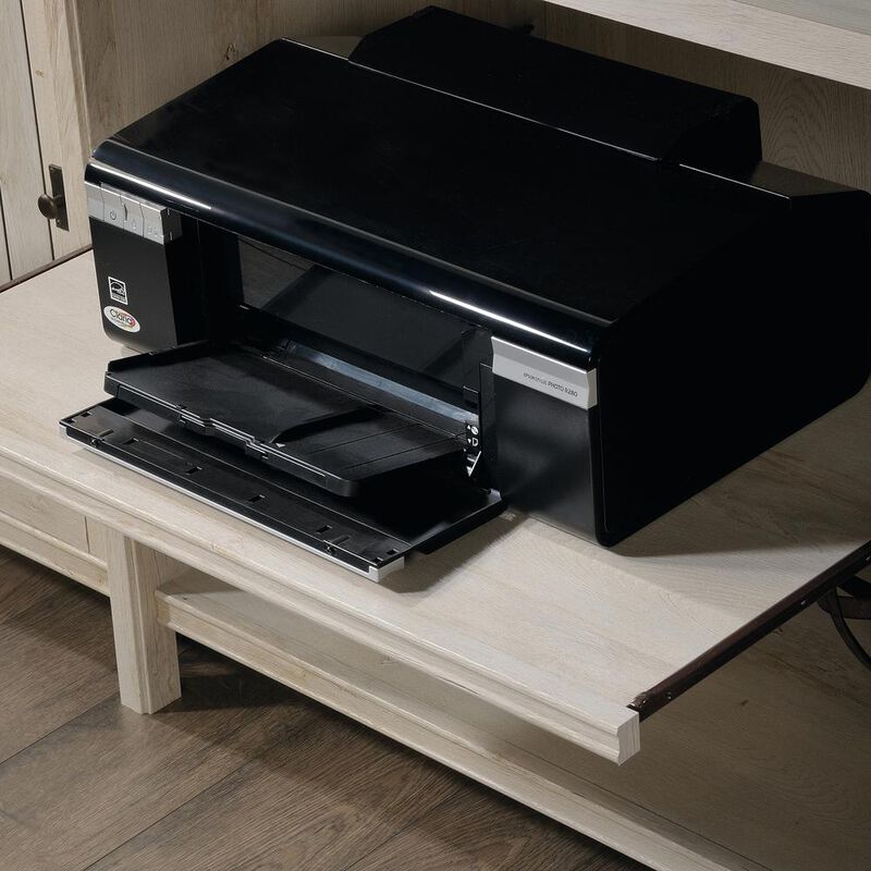 Sauder Costa Credenza  Chalked Chestnut