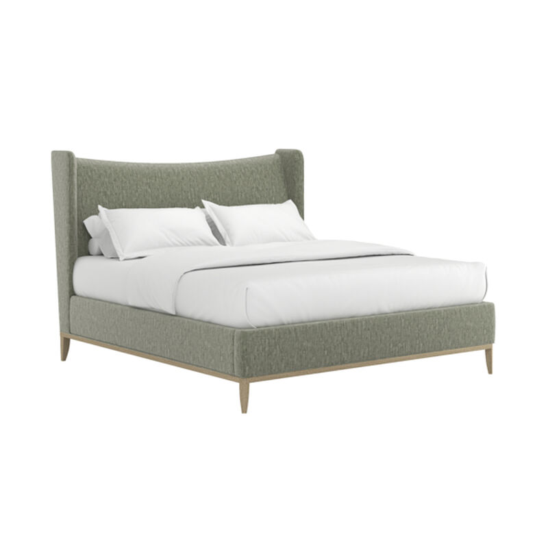 Edwin Wing Shelter Upholstered Bed image number 1