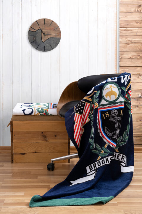 Brooks Brothers Logo Crest Beach Towels