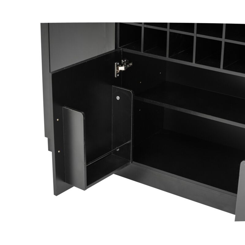 Fedcud Tall Wine Bar Cabinet image number 8