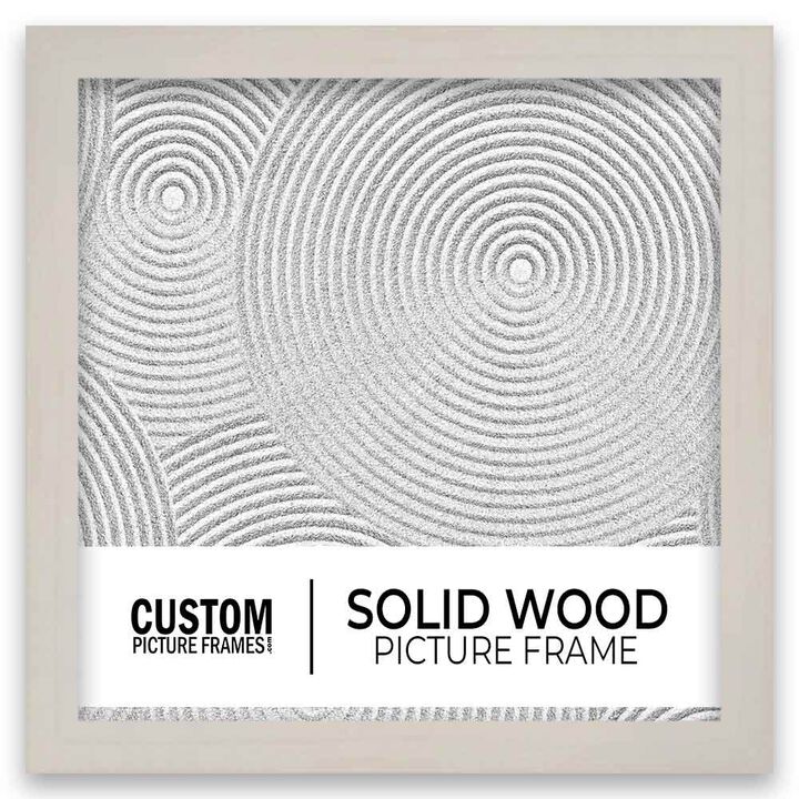 White Washed Square Picture Frame