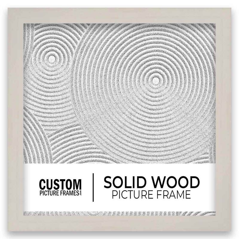 White Washed Square Picture Frame