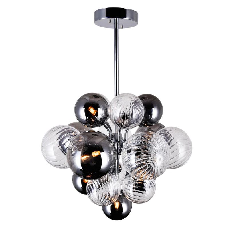 Pallocino 8 Light Chandelier With Chrome Finish