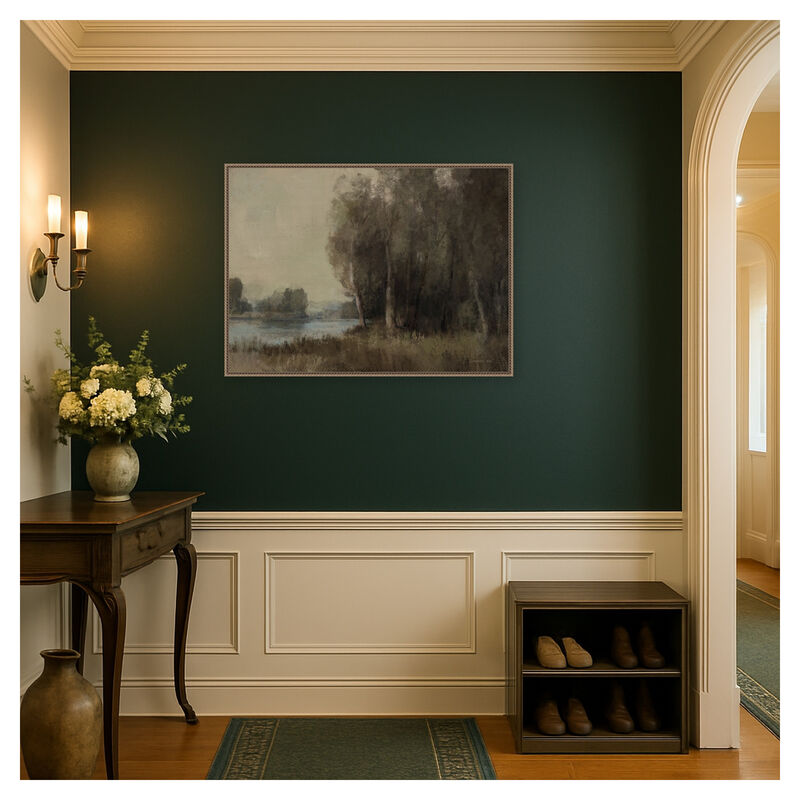 Moody Landscape by Danhui Nai Framed Canvas Wall Art image number 3