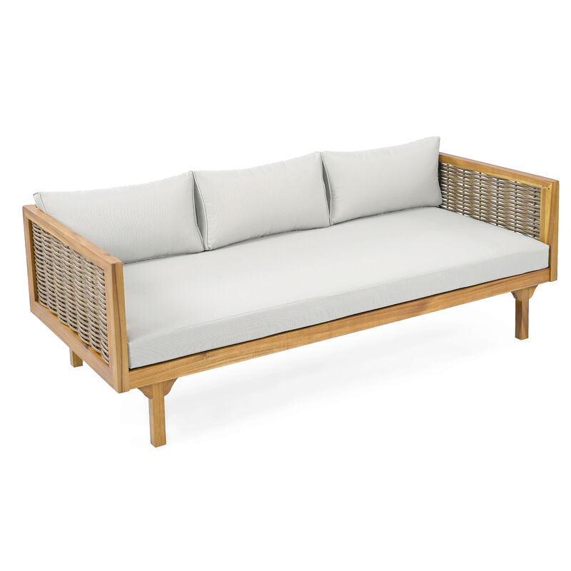 Merax 3-seater Daybed and Coffee Table Outdoor Seating Set