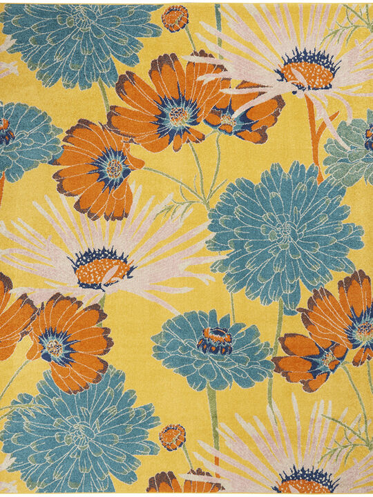 Allur ALR06 Yellow/Multi 4' x 6' Rug