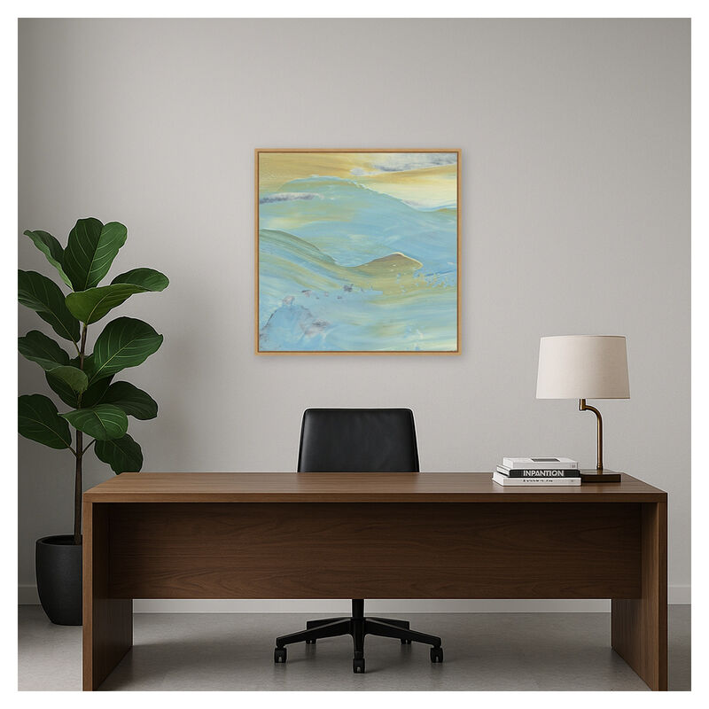 Water's Edge IV by Alicia Ludwig Framed Canvas Wall Art image number 3
