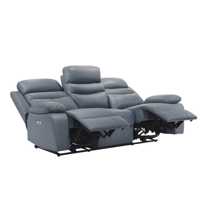 Lexicon Hancock Leather Power Double Reclining Sofa