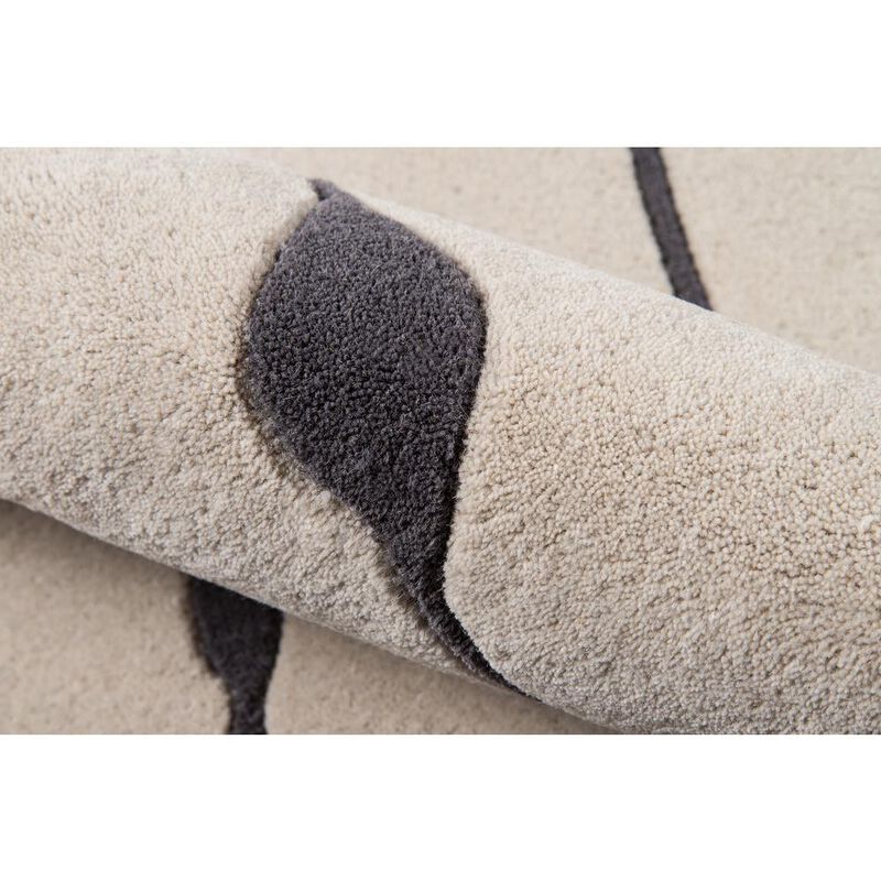 Momeni Contemporary Runner Area Rug, Grey, 2'3 X 8' Runner