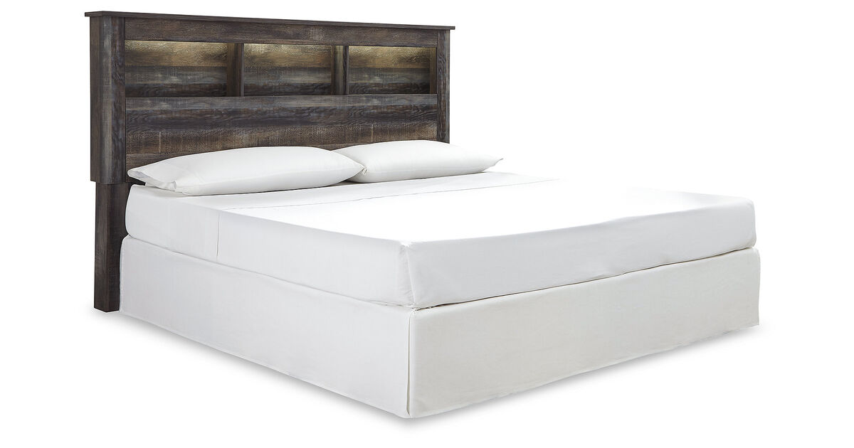 Drystan King/California King Bookcase Headboard