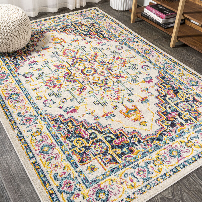 Brooklyn Geometric Medallion Area Rug