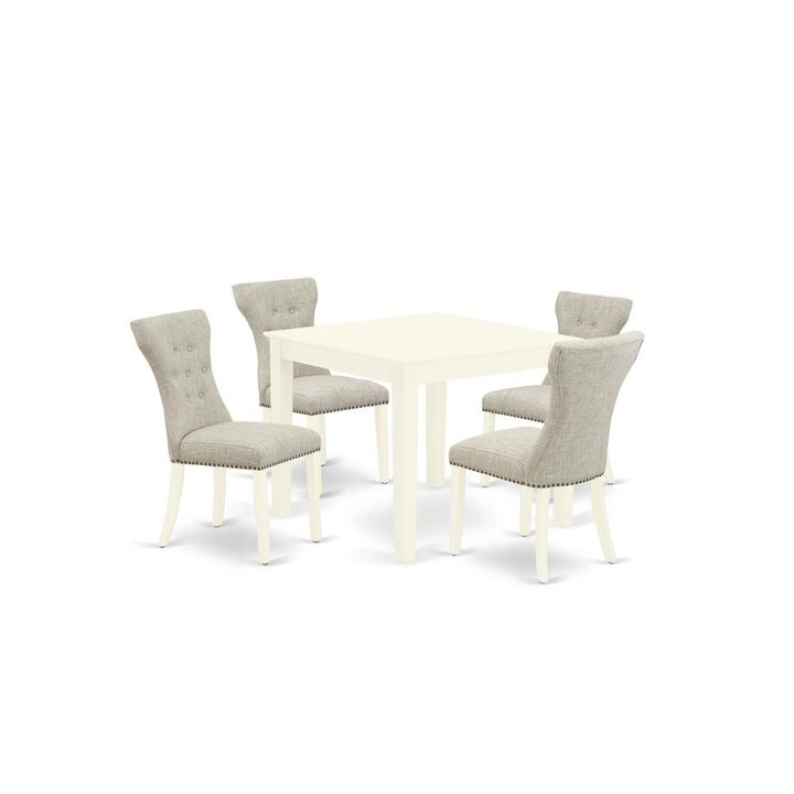 Dining Room Set Linen White